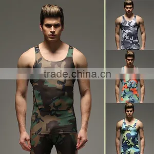 High Quality Running Tank Top, Men Compression Tank Top thumbnail-1