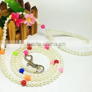 New Colorful Beaded Wire Leash for Lovely Dogs Fashion Pet Dog Rope thumbnail-1