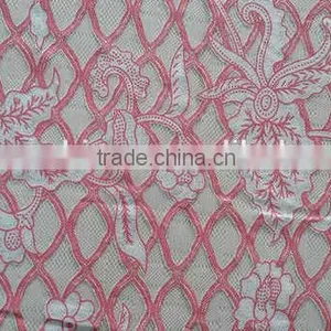 YH010# Lace Fabric / High Quality Burning Flower Lace Fabric / New Design Garment Cloth Lace Fabric thumbnail-5