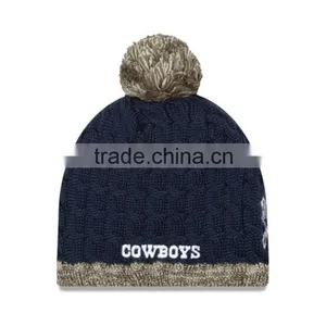 High Quality Factory Wholesale Promotional Custom Winter Knitted Hat thumbnail-3