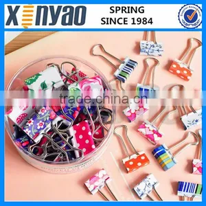 Logo Print Colorful Metal Binder Clips thumbnail-2