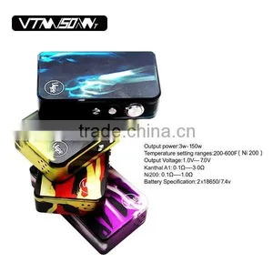 Colorful VTM 150 Watt Box Mod Vape Connexx Temperature Control Box Mod thumbnail-1