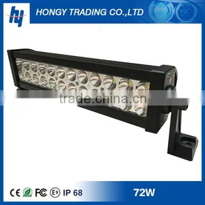 72w Lens Led Light Bar 4d Bar Lights , 13.5inch Lens Led Light Bar Dual Row for Automotive Lamps thumbnail-1