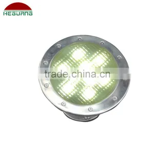 High Power Extra Brightness LED Underwater Fountain Lamp 9x3W External RGB Remote Control Stainless Steel Shell Clear PC Cover thumbnail-5
