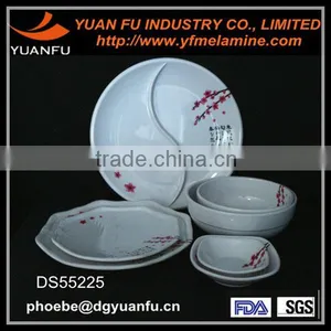 Elegant Design Melamine Chinese Style Restaurant Dinnerware thumbnail-1