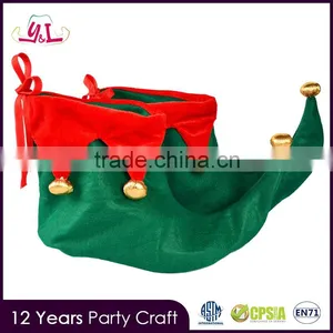 Christmas Elf Shoes Santa Claus Socks Christmas Decoration thumbnail-1