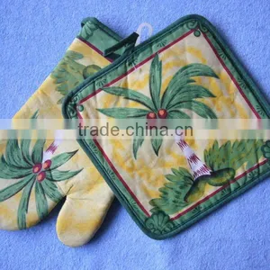 Mat Pad Protector Oven Mitt + Pot Holder Kitchen Houseware thumbnail-3