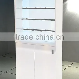 Custom Wood With Metal Hook Fake Hair Display Shelf thumbnail-1