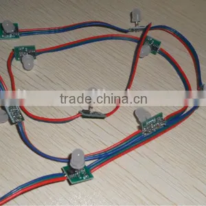 DC12V TM1804 Pixel Node,100node a String, Non-waterproof,DC12V Input;SIZE:13mm*13mm thumbnail-1