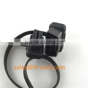 OBD China OBD Cable Male to Female Extension Flat Cable for OBD Scanner thumbnail-2