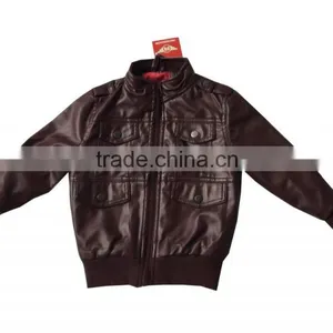Apparel Stocklots Boys PU Jackets Leather Jacket Boys Jacket Garments Stocklot thumbnail-1