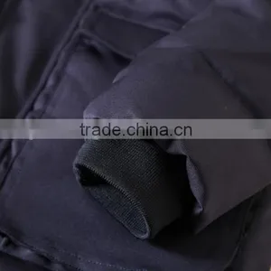 Latest Design Winter Duster Freezer Men Feather Goose Down Long Coats, Hoody Faux Fur Parka Winter Jacket Man thumbnail-5