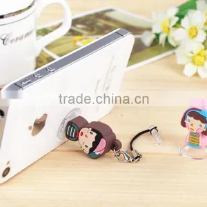 Custom Novelty Plastic Smart Phone Cute Ring Holder thumbnail-2