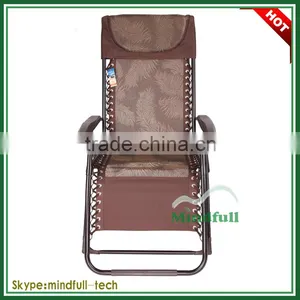 OEM Wholesale Garden Zero Gravity Deck Chair Cheap Metal Beach Deck Chair thumbnail-1
