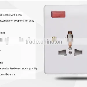 White 250V 10amp 3 Pin Multi Universal Socket Outlet thumbnail-6