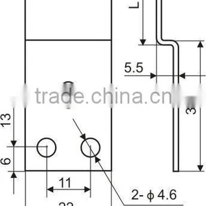 Window Lock (Moon Lock for PVC or Aluminum Alloy Sliding Windows) thumbnail-4