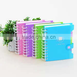 2016 High Quality pp Hardcover Spiral Notebook in Yiwu Supplies and Manufacturer Made in China thumbnail-1