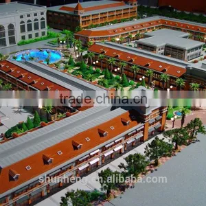 Office Center Building Model Maquette , Sand Table thumbnail-2