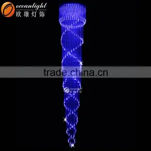 Hot Selling Spiral Crystal Light ,color Changing Fiber Optic Light,decoration Fiber Optic Light Om953 thumbnail-2