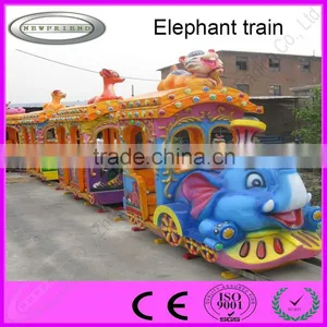 China Factory Amusement Ride Elephant Train for Kids With High Quality thumbnail-4
