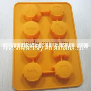 8 Hole Cartoon Shaped Silicone Chocolate Mold thumbnail-1