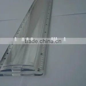 Custom 30cm Straight Clear Plastic Ruler thumbnail-1