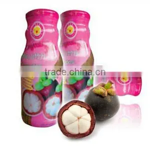 Thai Ao Chi Brand 100% Mangosteen Juice 200 ml per Bottle thumbnail-1