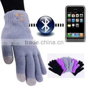 Winter Bluetooth Gloves For Android and Phone Unisex Bluetooth Gloves Touch Screen Mobile Headset Speaker thumbnail-1