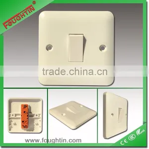 UK Standard Bakelite Plate 10A 250V 1gang 2way Switch thumbnail-1