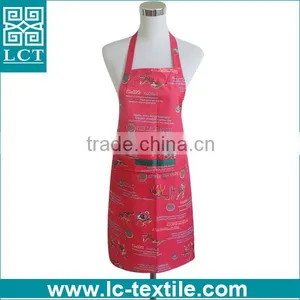 Custom Sublimation Print Mens Kitchen Pvc Apron With Pocket thumbnail-1