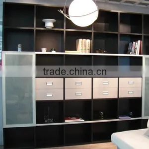 Black Wood Bookcase and Specification thumbnail-1