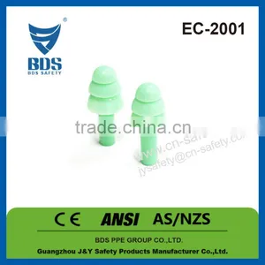 Ce Anti Noise Industrial Safety Silicone Ear Plugs Wholesale Ear Defender thumbnail-1