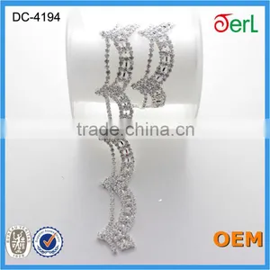 2016 New Fashion Rhinestone Crystal Head Jewelry Chain for Wholesale thumbnail-2