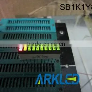 10 Segment Three Colors,LED Bar Graph DisplayRED,YELLOW,Pure Green thumbnail-1