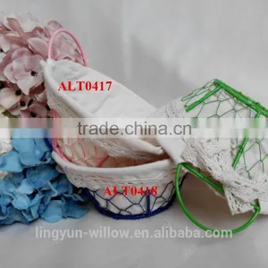 Iron Wire Basket Home Storage Basket China Whloesale Baskets thumbnail-1