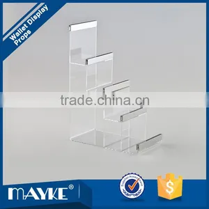 Acrylic Material Wallet and Purse Clear Display Stand Sale for Factory Price thumbnail-1