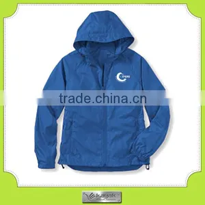Custom Blue Printed no Hood Men's Wind Jacket thumbnail-4