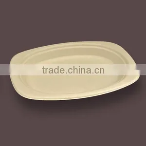 Disposable Natural Pulp Moulded Plates thumbnail-1