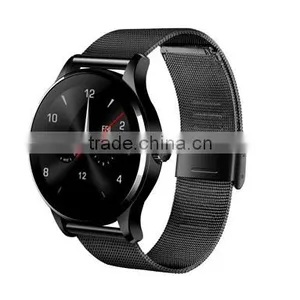 K88H Round Bluetooth Smart Watches Clock Classic Health Metal Smartwatch With Heart Rate Monitor for Android ISO IPhone Phone thumbnail-3