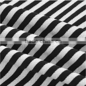 Women's Business Polo Neck Contrast Stripe Short SleeveFitted Pencil Dress thumbnail-5