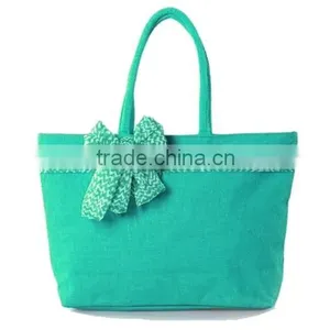 Canvas Rope Handle Beach Bag thumbnail-3