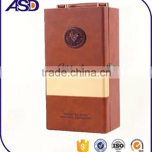 Customized Logot Printing Single Bottle pu Wine Box thumbnail-1