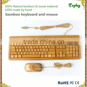 The Fashionable and Best Wooden Keyboard and Mouse, Latest Wired Bamboo Keyboard and Mouse thumbnail-4