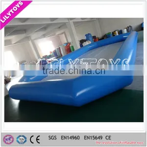 Blue Color Inflatable Swimming Pool, Customized Inflatable Adult Swimming Pool thumbnail-2