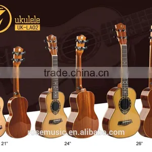 Spruce+ Sapele Thin Tenor Ukulele of High Quality From China Factory(UK-LA02-26) thumbnail-1