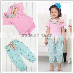Top Quality 2016 New Fashion Baby Girls Clothes , Girls Boutique Outfits , Baby Clothing Sets thumbnail-6