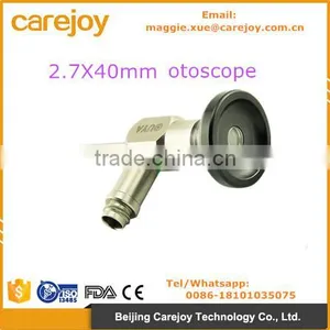 ENT Otoscope 2.7*40mm 0 Degree Auriscope Compatible Stryker Wolf Olympus Endoscope Rigid thumbnail-1