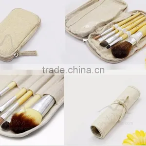 MBM-001 Hot Selling New BAMBOO Makeup Brush Set Make Up Brushes Tools thumbnail-1