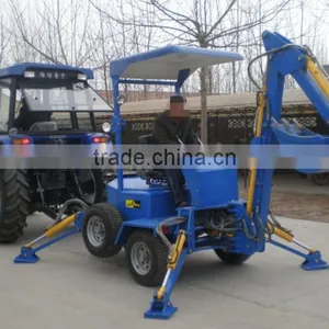 18hp Diesel Engine ATV Towable Backhoe Excavator for Sale thumbnail-3