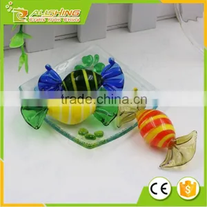 CANDY HOUSE BLOWN GLASS CHRISTMAS ORNAMENT NEW BOX Lollipop CANDY ORNAMENTS GLASS thumbnail-1